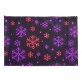 Housse D'oreillers Neon Snowflakes (Dos-Droit)