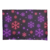 Housse D'oreillers Neon Snowflakes (devant-gauche)