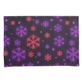 Housse D'oreillers Neon Snowflakes (devant-Droit)