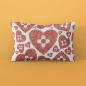 Housse D'oreillers New Mexico Zia Heart Red White