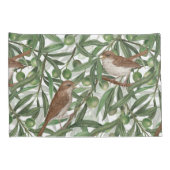 Housse D'oreillers Nightingales dans l'olivier (Dos-Droit)