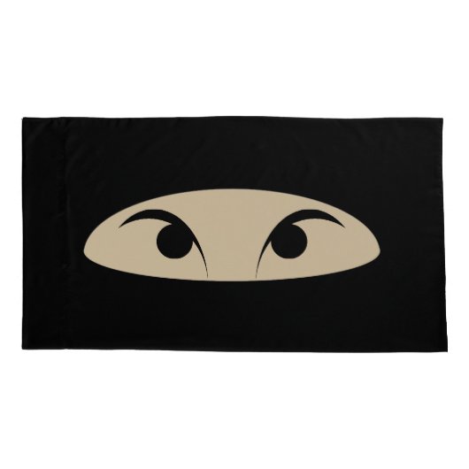 Housse D'oreillers Ninja mignon (Dos)