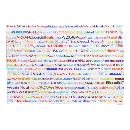 Housse D'oreillers Noah Text Design II Pilote (devant)