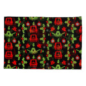 Housse D'oreillers Nocturnes du canal de Noël (Dos)