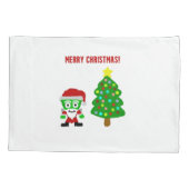 Housse D'oreillers Noël FrankenFromage Standard Pillowcase (Dos)