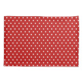 Housse D'oreillers Noël Gnomes Motif Rouge Blanc Polka Dot Back (Dos-gauche)