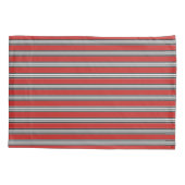 Housse D'oreillers Noir Blanc Rouge Cool Motifs simples (Dos-gauche)