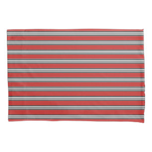 Housse D'oreillers Noir Blanc Rouge Cool Motifs simples