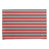 Housse D'oreillers Noir Blanc Rouge Cool Motifs simples (devant-Droit)