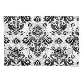 Housse D'oreillers Noir et blanc oriental : Texture classique (devant)