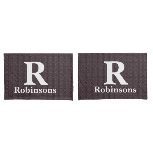 Housse D'oreillers Nom de famille Sweer Pillowcases (devant-Set)