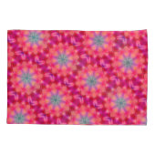 Housse D'oreillers Nom du monogramme Motif couleur bleu étoile | (Dos-gauche)