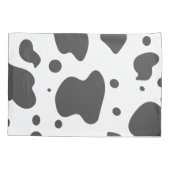 Housse D'oreillers Nom monogrammé avec impression de vache cool    (Dos)