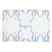 Housse D'oreillers Nom personnalisé Aquarelle Côte des algues (devant)