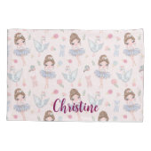 Housse D'oreillers Nom personnalisé Ma douce Ballerina (Dos)