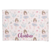 Housse D'oreillers Nom personnalisé Ma douce Ballerina (devant)