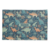 Housse D'oreillers Nom personnalisé Motif Dinosaur (Dos)