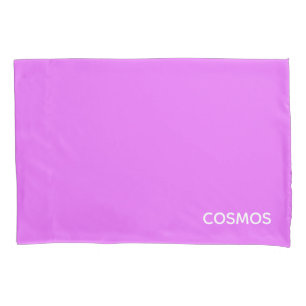 Housse D'oreillers Nom pourpre de couleur de cosmos