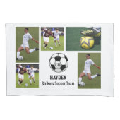 Housse D'oreillers Nombre fait sur commande d'équipe de nom de (devant)