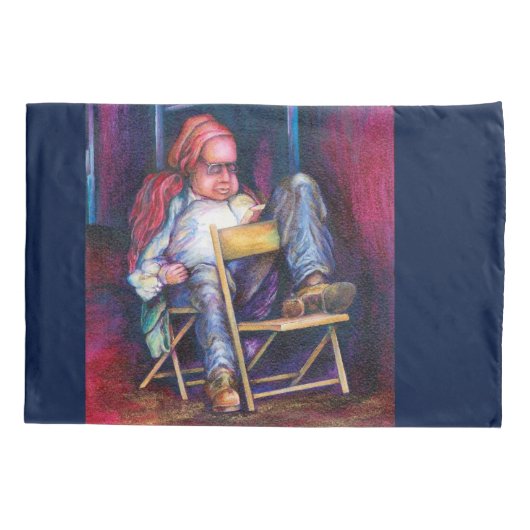 Housse D'oreillers Norman préfère dessiner dans son sommeil (Dos)