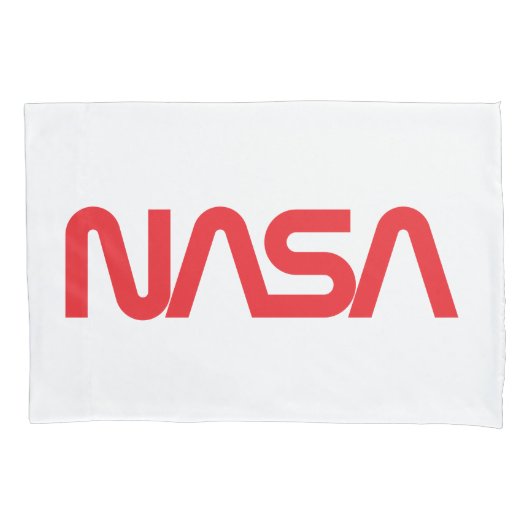 Housse D'oreillers Norme blanche de fusée cirque Iconique NASA (devant)