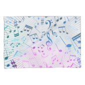 Housse D'oreillers Notes musicales (devant-Droit)