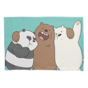 Housse D'oreillers Nous, Groupe Ours Nus Hug