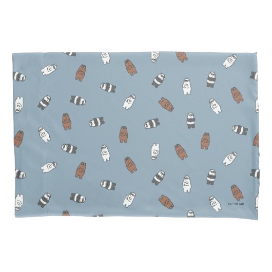 Housse D'oreillers Nous Ours nu - Ours en verre soleil Motif (devant)