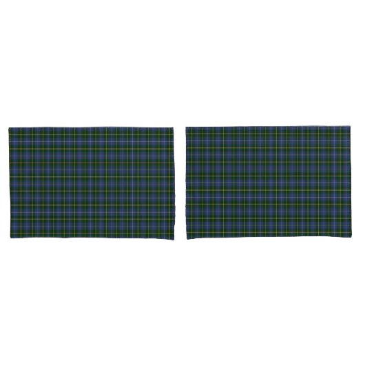Housse D'oreillers Nouvelle-Écosse Tartan Coussin coques (devant-Set)