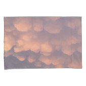 Housse D'oreillers Nuages de billes de coton rose (devant-Droit)
