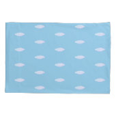 Housse D'oreillers Nuages mignons sur bleu clair (Dos)