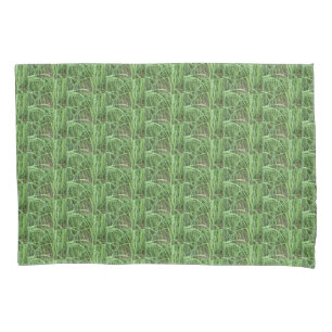 Housse D'oreillers Nuances de Green Beach Grass Standard Pillowcase