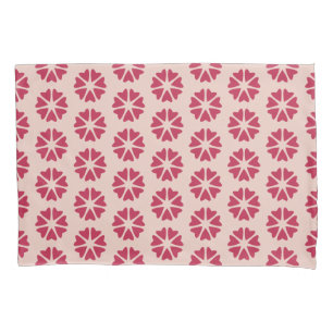 Housse D'oreillers Nucléaire - magenta rouge - motif sans soudure.