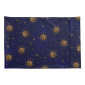 Housse D'oreillers Nuit étoilée de lune céleste de Sun (Dos-Droit)