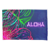 Nuit Tropicale Néon Aloha Luau Électrique