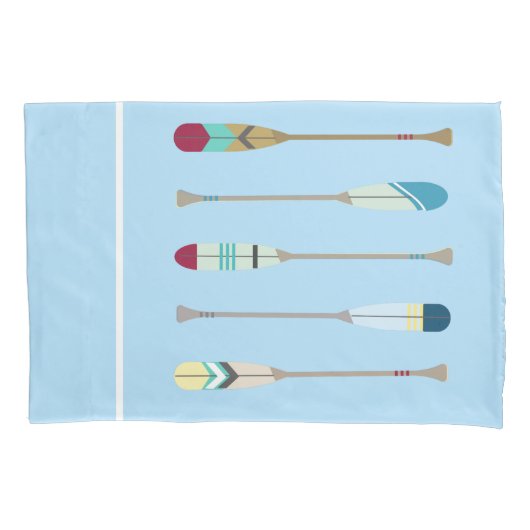 Housse D'oreillers Oars de style vintage (devant)