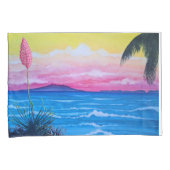 Housse D'oreillers Océan du coucher du soleil (devant-Droit)