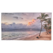 Housse D'oreillers Ocean Waves Sandy Beach Sunset (devant-gauche)