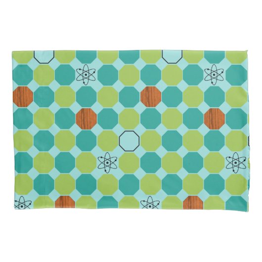 Housse D'oreillers Octogone atomique (devant)