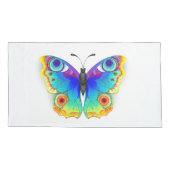 Housse D'oreillers Oeil de paon arc-en-ciel (Dos)