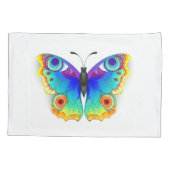 Housse D'oreillers Oeil de paon arc-en-ciel (Dos)