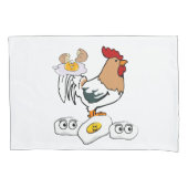 Housse D'oreillers Oeufs de poulets Coques coussins (devant)