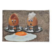 Housse D'oreillers Oeufs drôles (Dos)