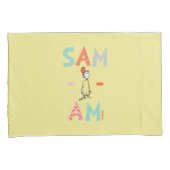 Housse D'oreillers Oeufs verts et jambon | Sam-I-Am (devant-Droit)