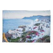 Housse D'oreillers Oia, Santorin, Grèce (Dos)