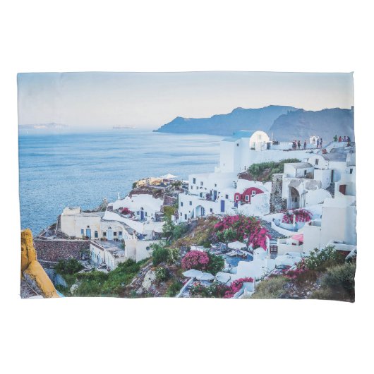 Housse D'oreillers Oia, Santorin, Grèce (devant)