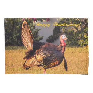 Housse D'oreillers Oiseau de dinde Bon thanksgiving