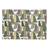 Housse D'oreillers Oiseaux de Camouflage (Dos)