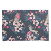 Housse D'oreillers Oiseaux et fleurs (devant-Droit)