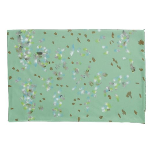 Housse D'oreillers Oiseaux forestiers (devant)